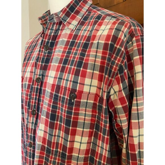 VTG Abercrombie & Fitch "The Big Shirt" 90s Plaid Flannel Mens M Preppy Grunge - Picture 5 of 16